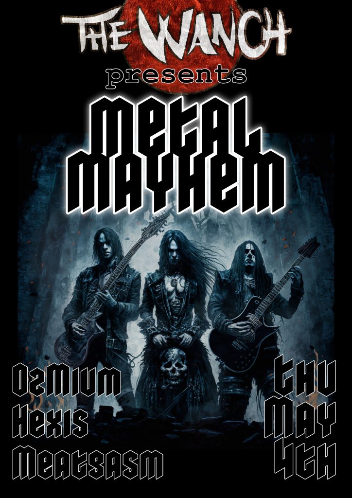 6pm Acoustic Happy Hour Featuring John w/ RE’CALL 9pm Metal Mayhem 9pm ...